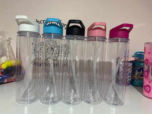 15oz Large Snow Globe Water Bottles