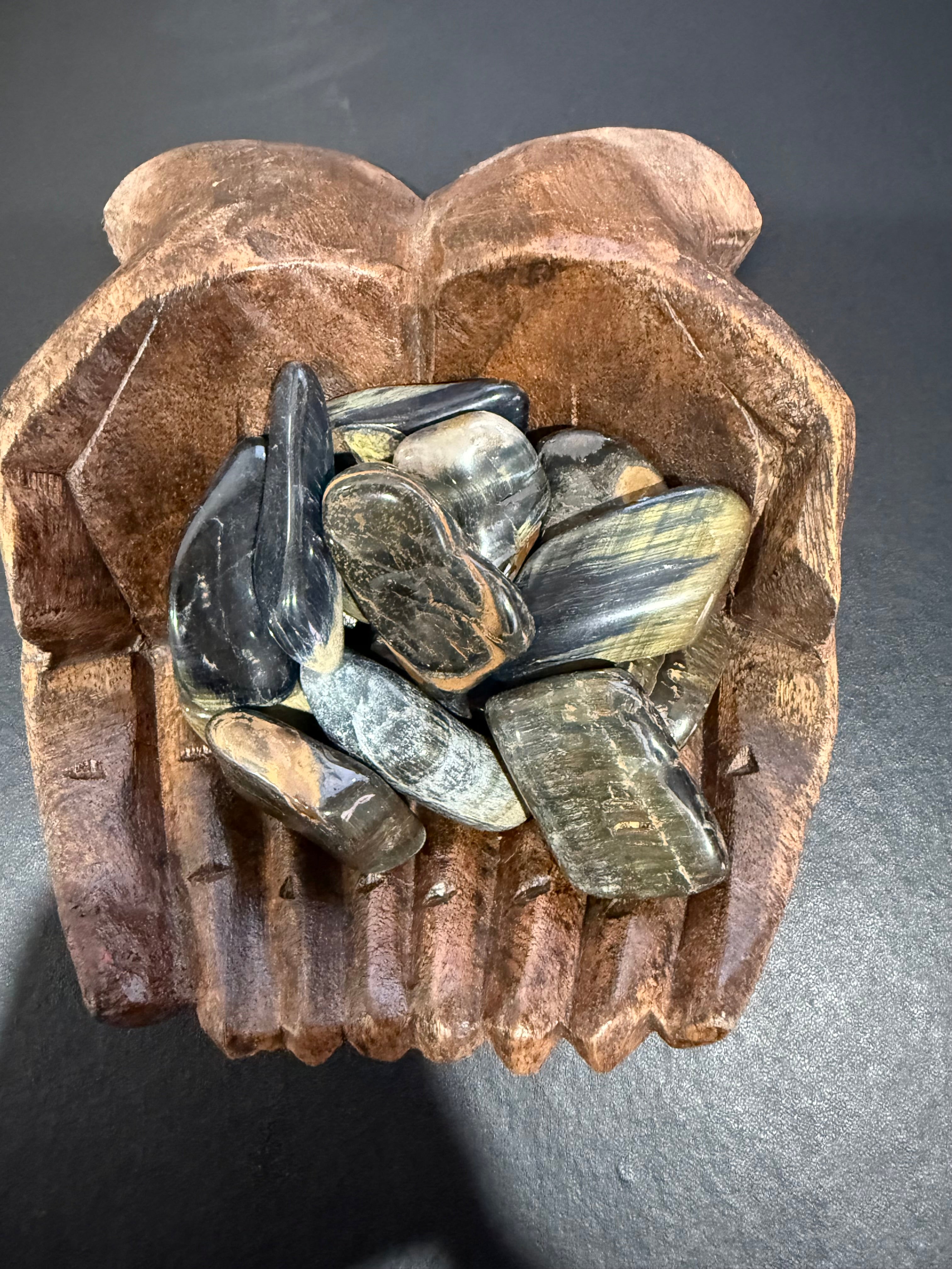 Blue Tigers Eye Tumbles