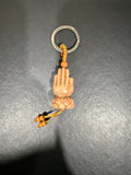 Wooden Praying Hand Key Chain