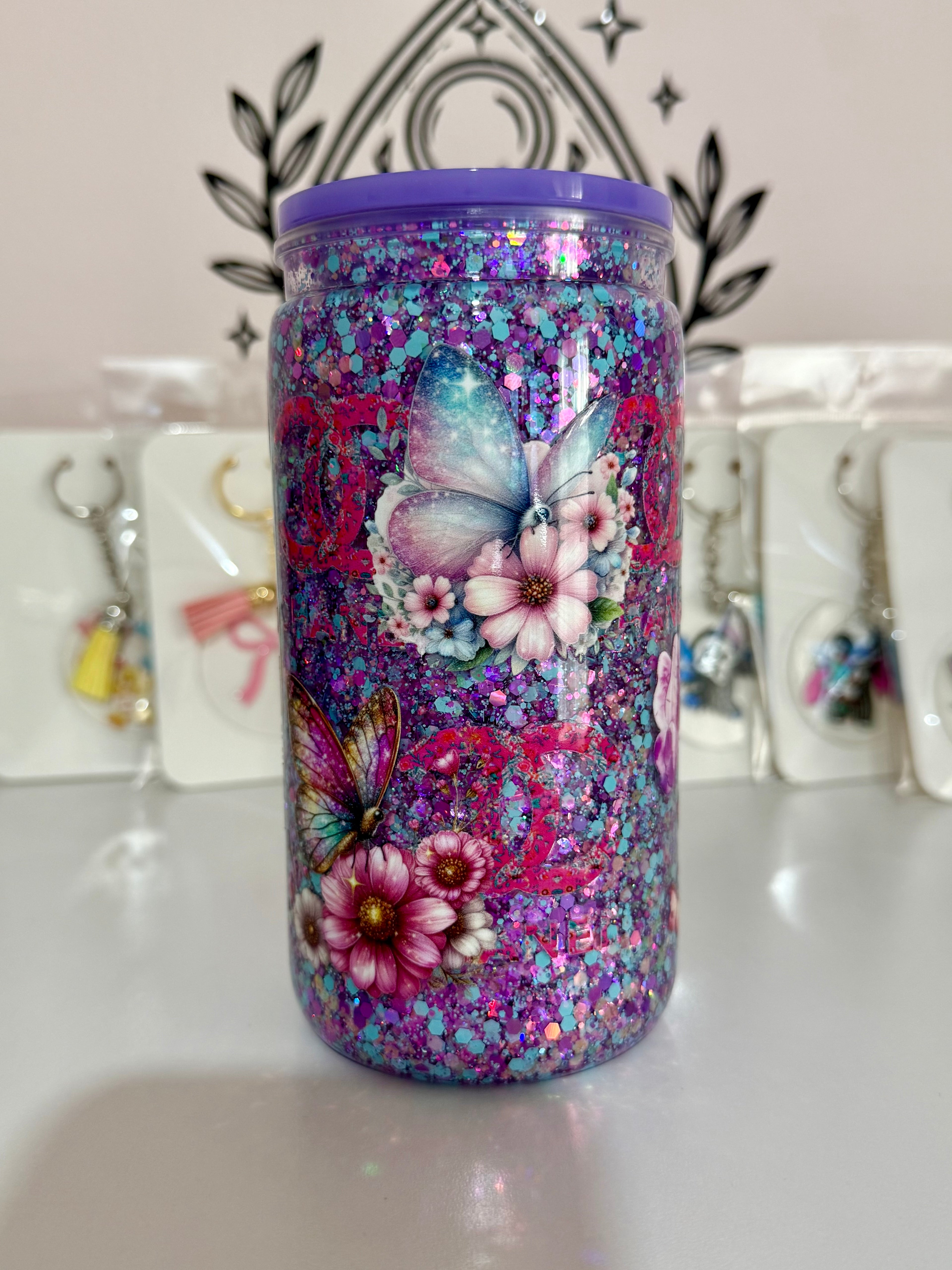 16oz Pre Made Chanel Tumbler
