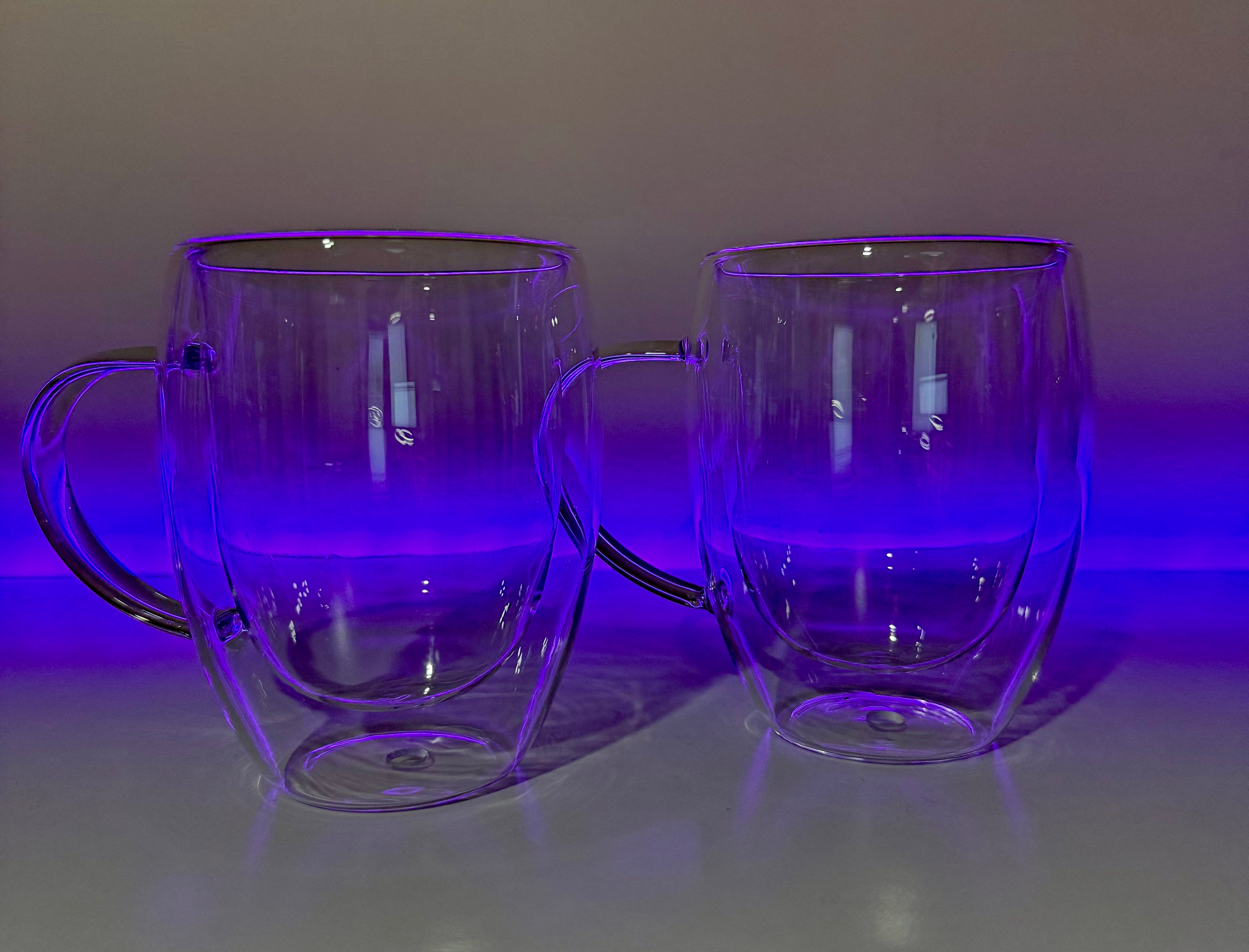 Glass Coffee Snow Globe Mug
