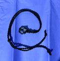 Black Crystals Rope Necklace